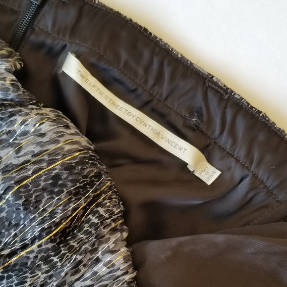 Twelfth Street Cynthia Vincent Black & Gray Dress - Picture 4 of 8